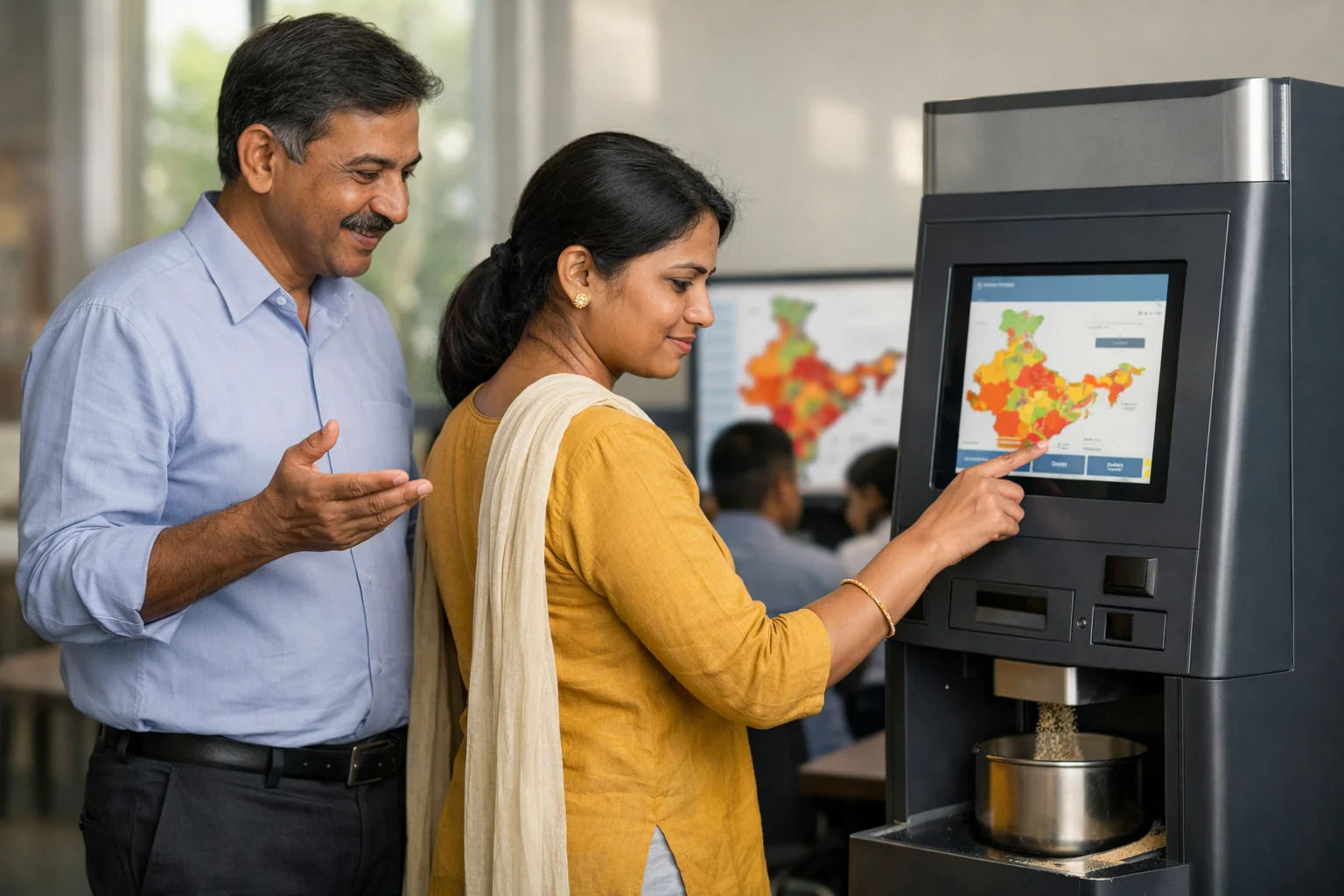 AI-Powered Grain ATMs and Hunger Mapping Take Center Stage at UN Innovation Showcase in India